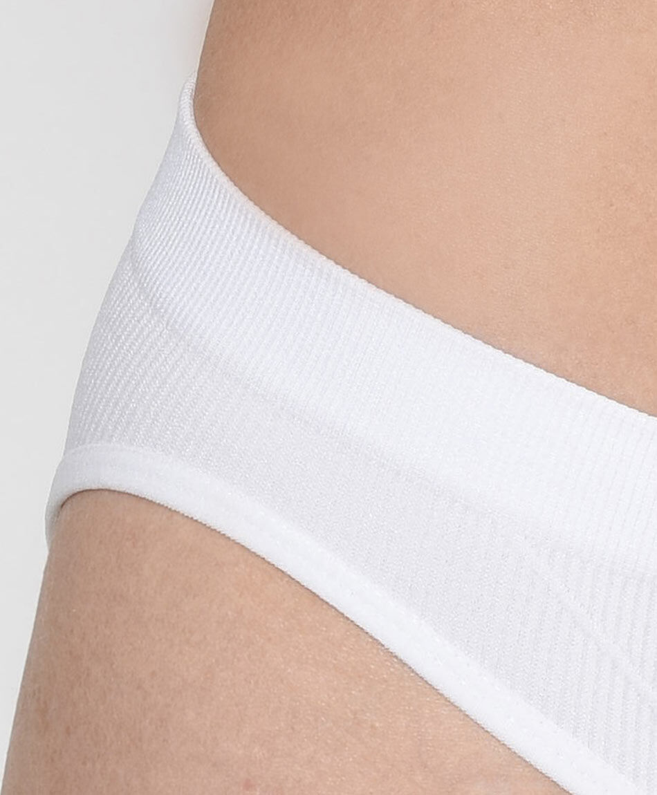 Bombacha bikini mujer seamless acanalado