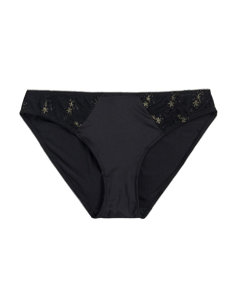 Bombacha bikini mujer encajes gold