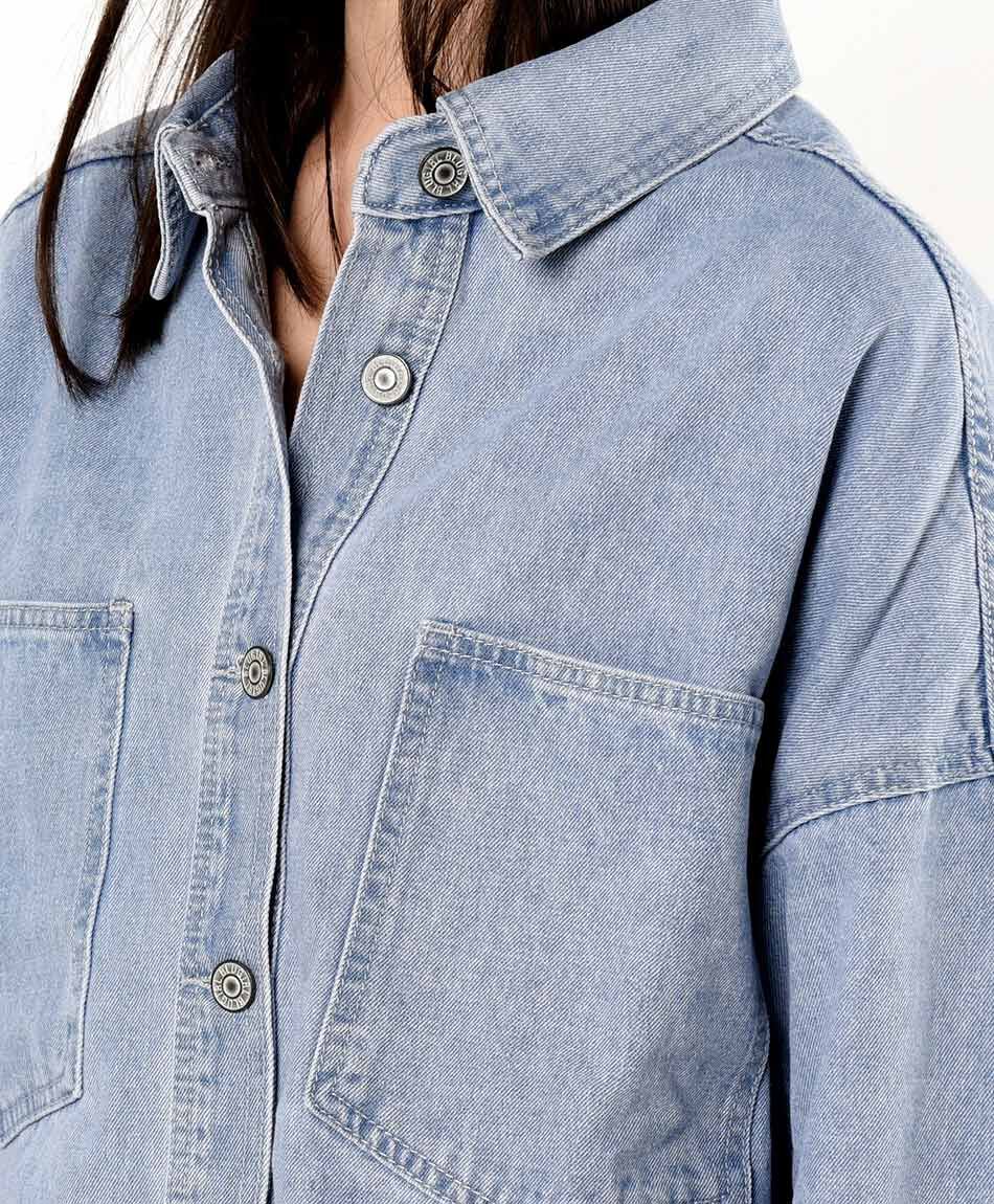 Chaqueta mujer denim oversize
