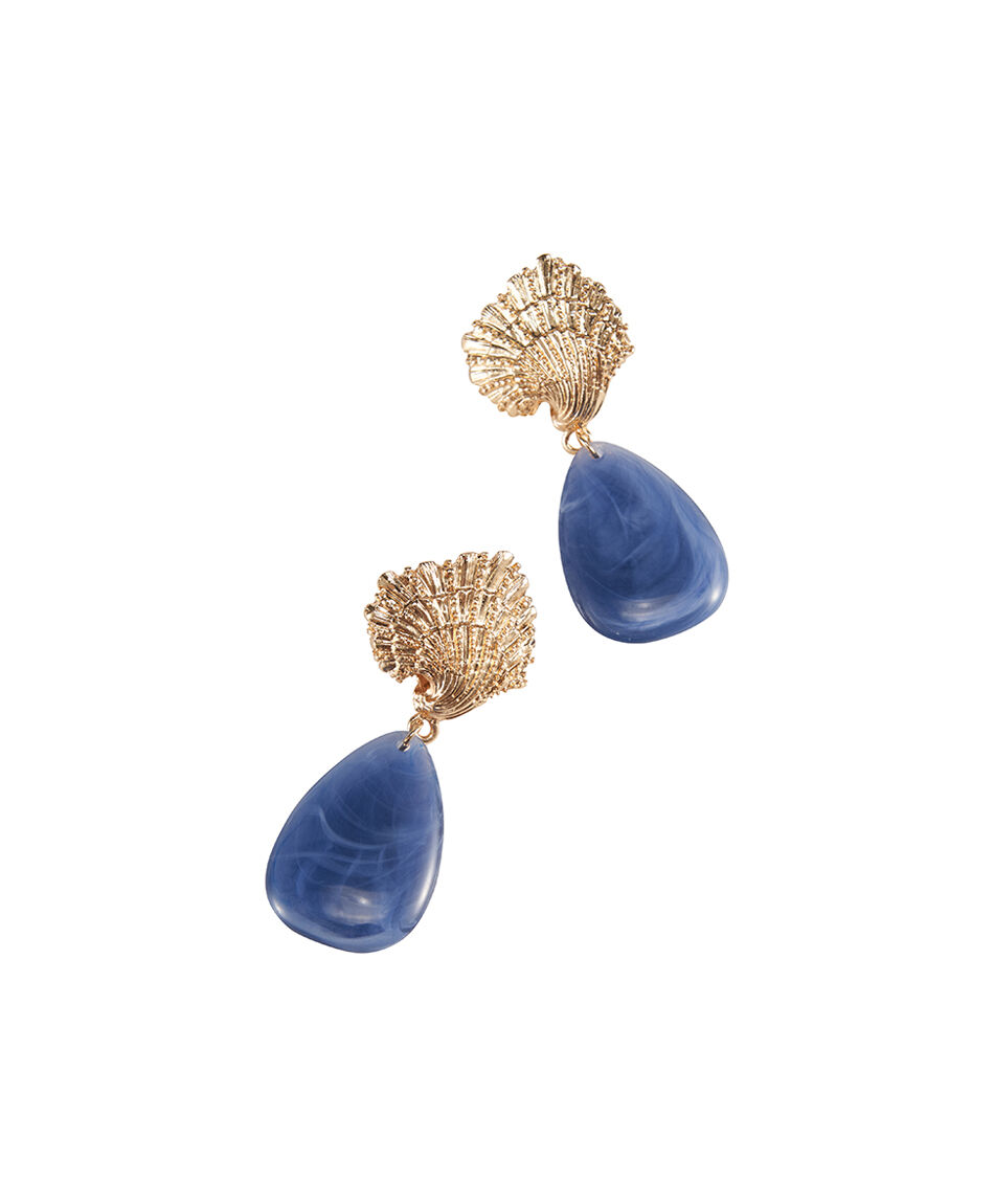 Aros mujer mar gota