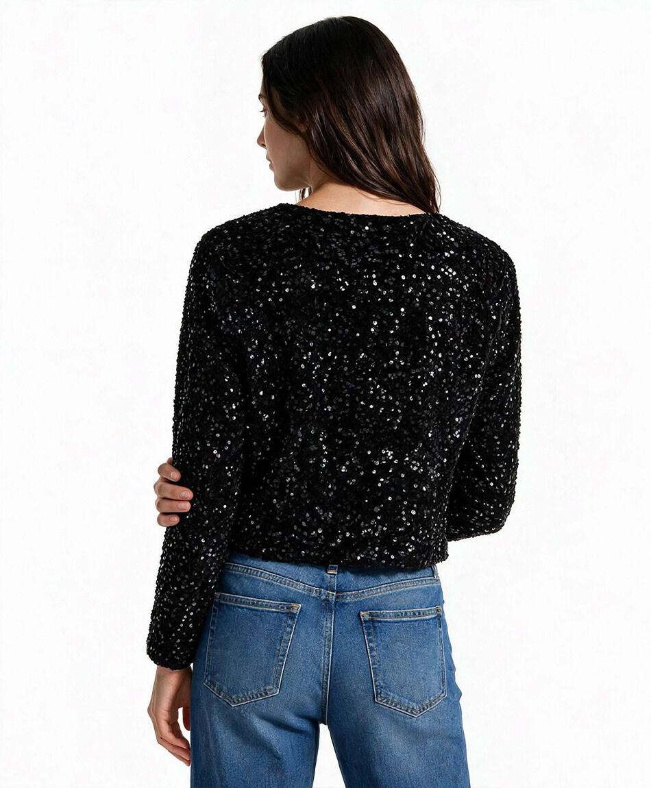 Campera mujer lazo elegante