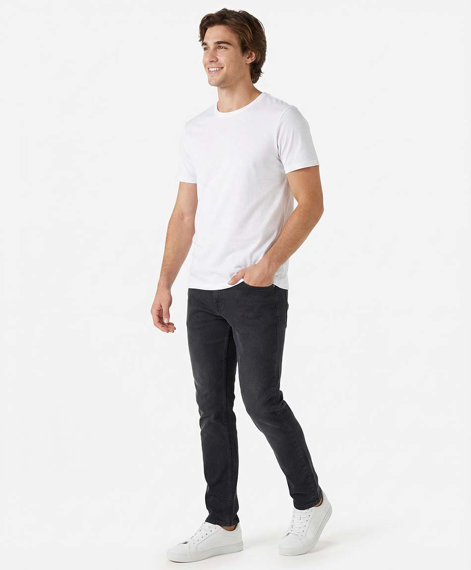 Jeans hombre negro skinny
