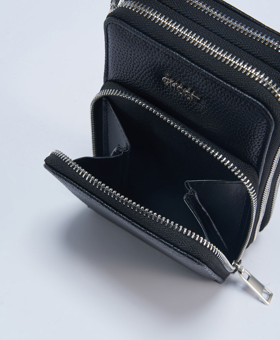 Billetera mujer portacelular negro