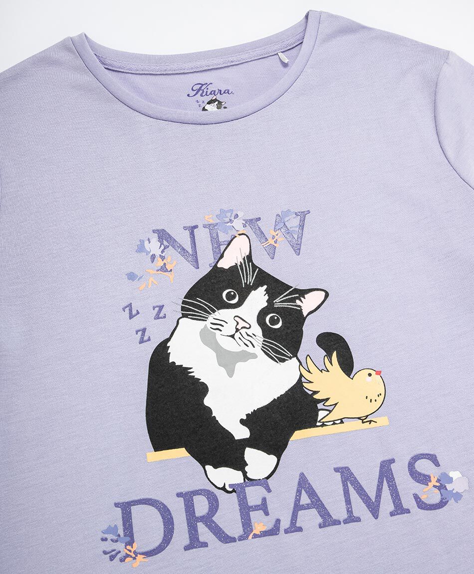 Camisola mujer sue&ntilde;os gatunos