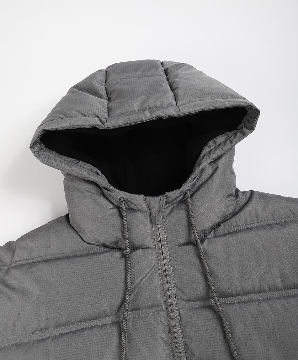 Parka hombre acolchada gris