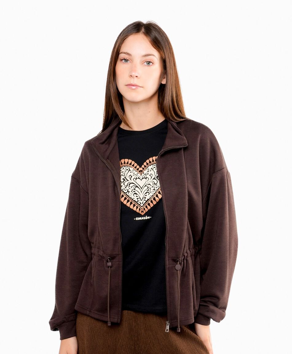 Buzo mujer cintura elasticada