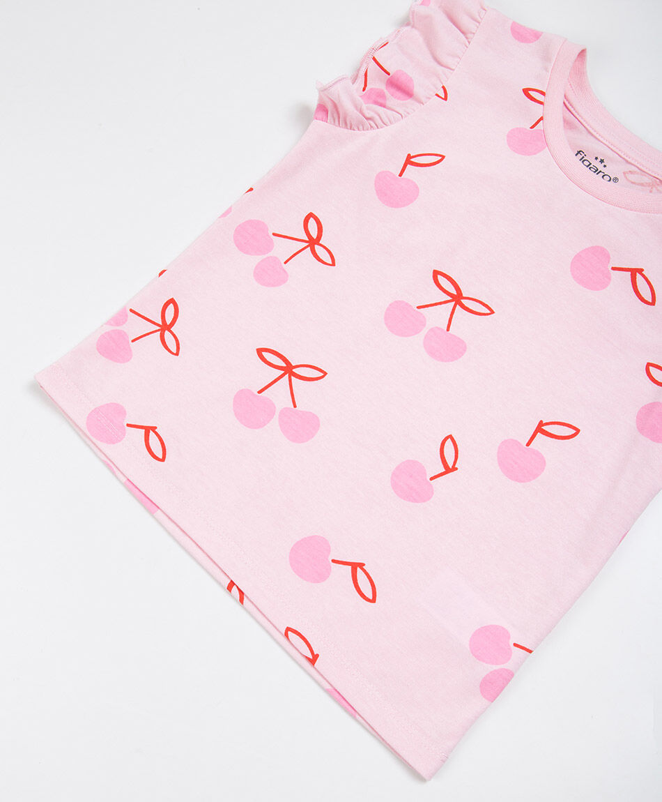 Remera beb&eacute; cerezas