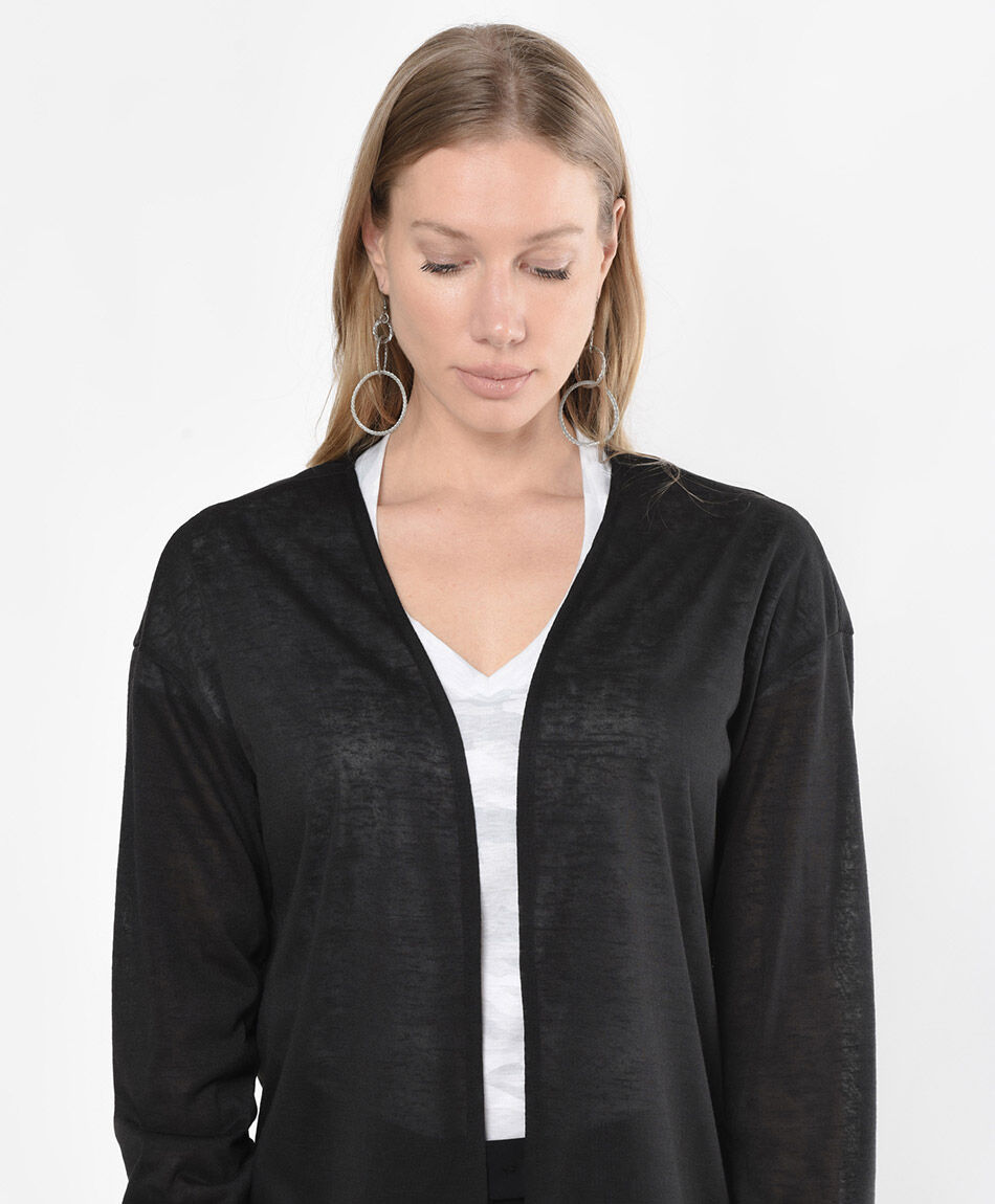 Cardigan mujer largo