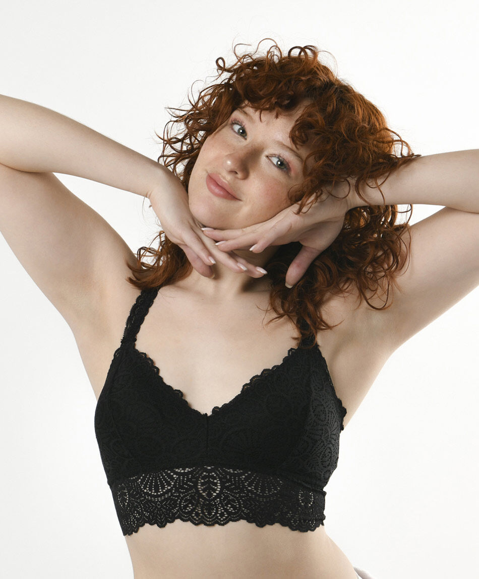 Bralette mujer encaje