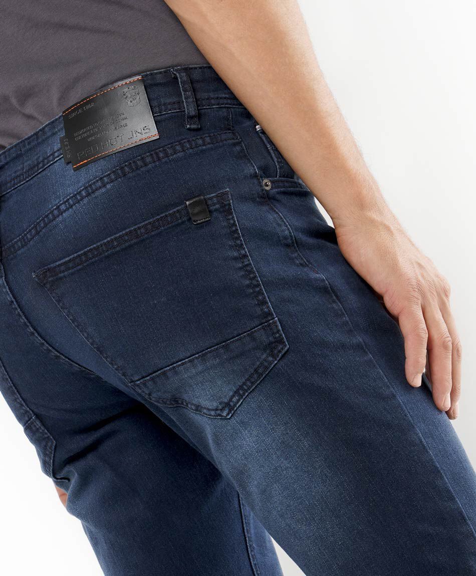 Jeans hombre azul super skinny fit