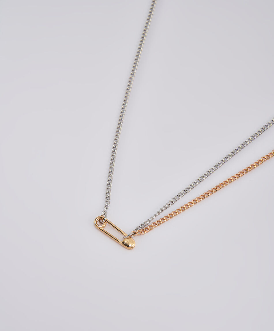 Set collar mujer silver