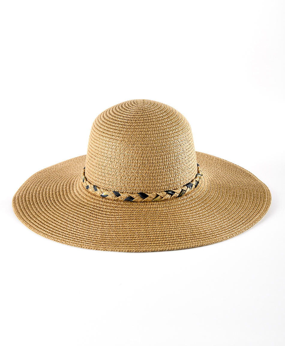 Sombrero mujer cinta cruzada