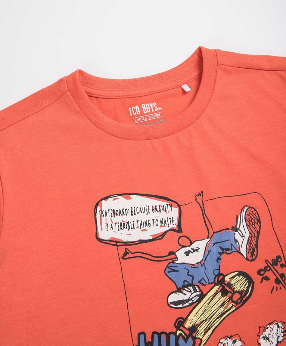 Remera ni&ntilde;o skate