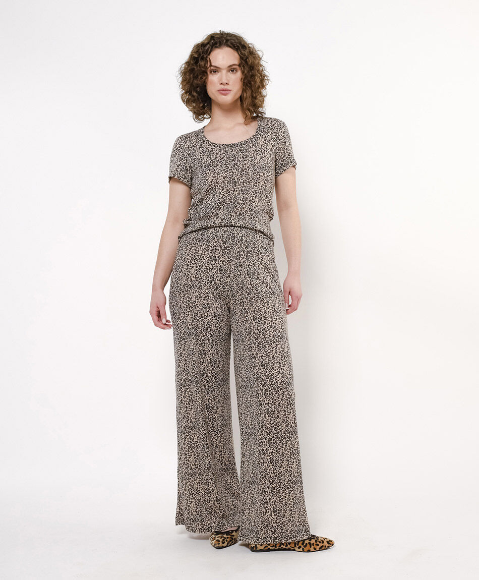 Remera mujer animal print