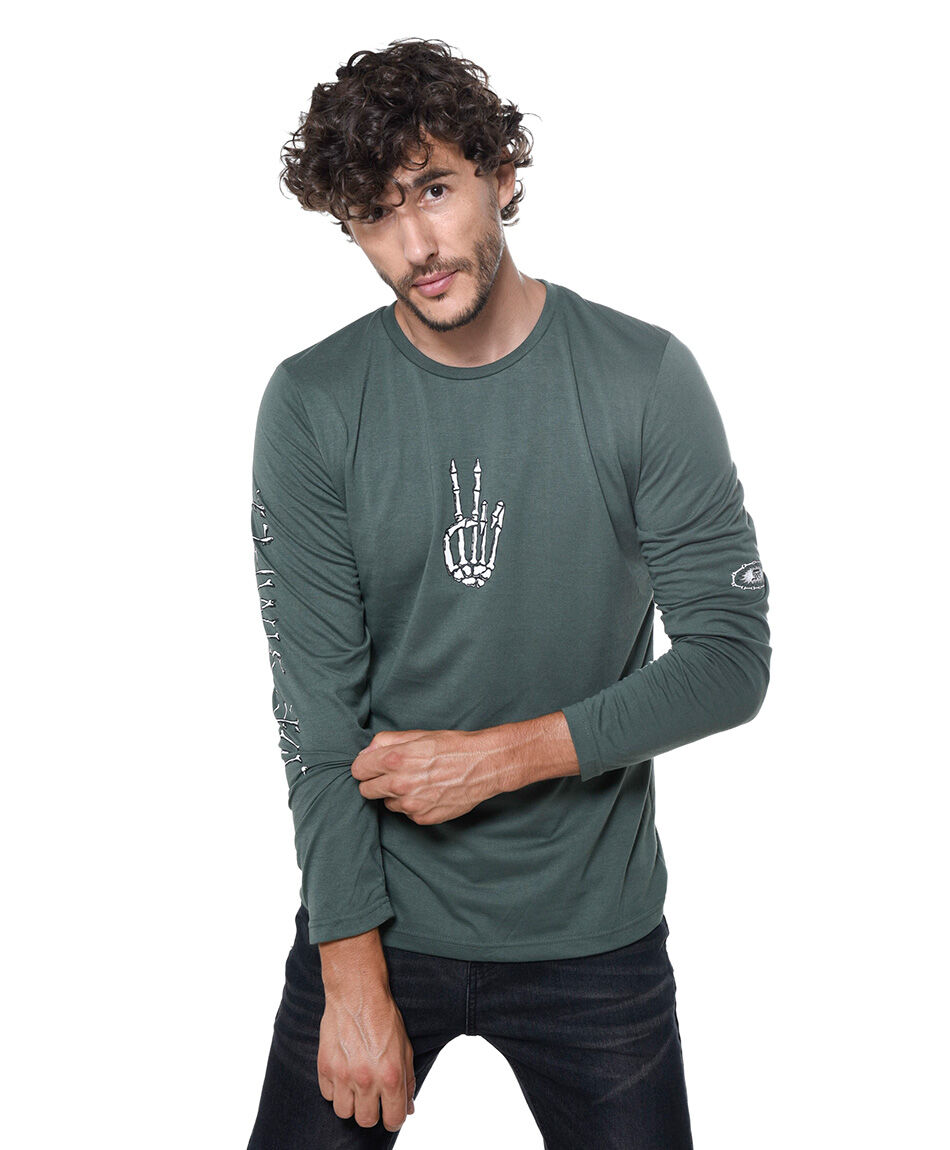 Polera manga larga