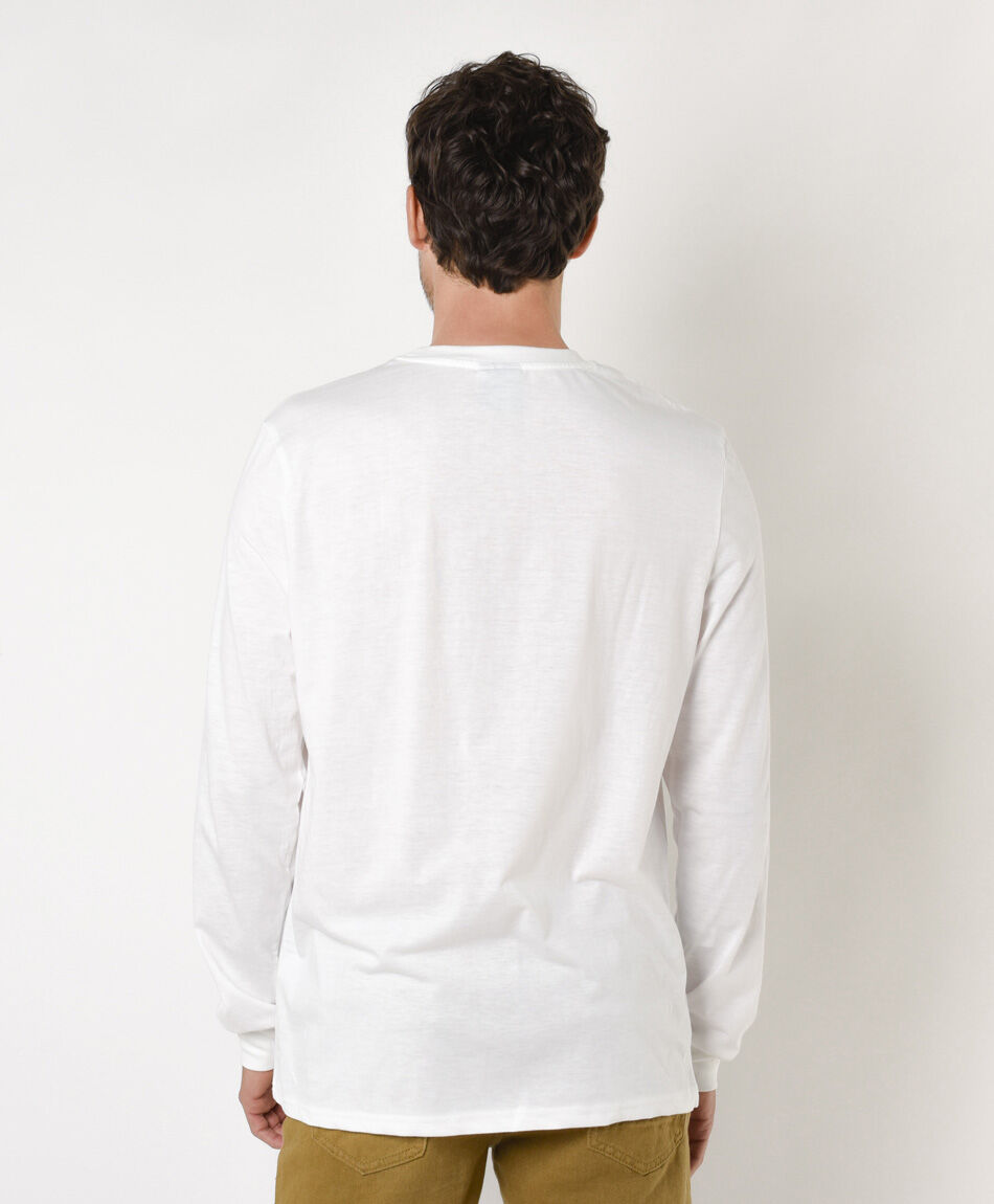 Remera hombre lisa manga larga