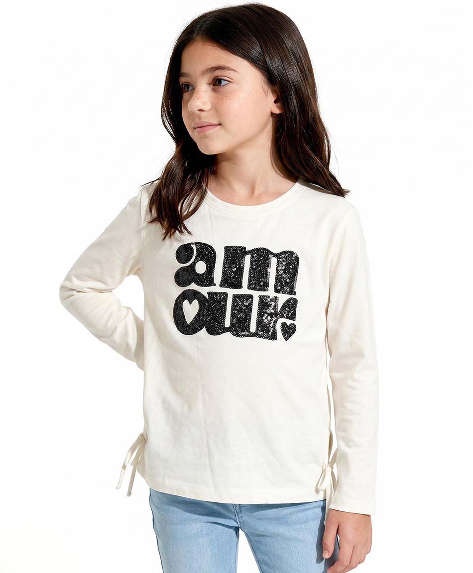 Remera ni&ntilde;a amour