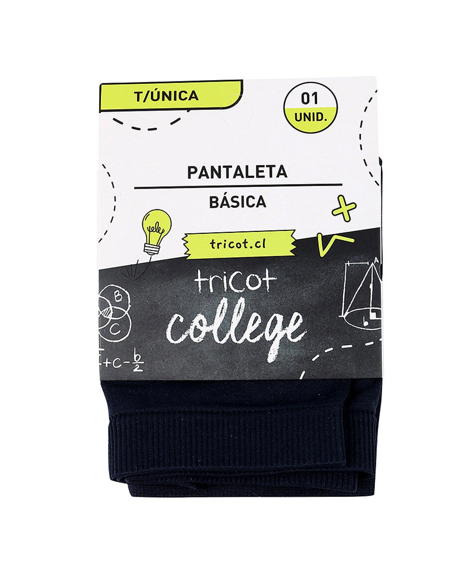 Pantaleta esolar ni&ntilde;a azul navy