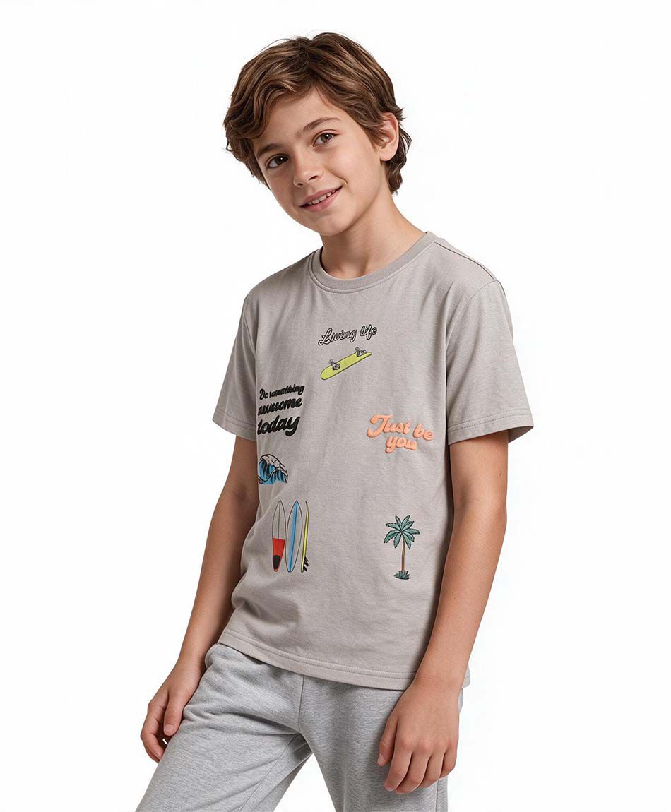 Remera ni&ntilde;o estampados