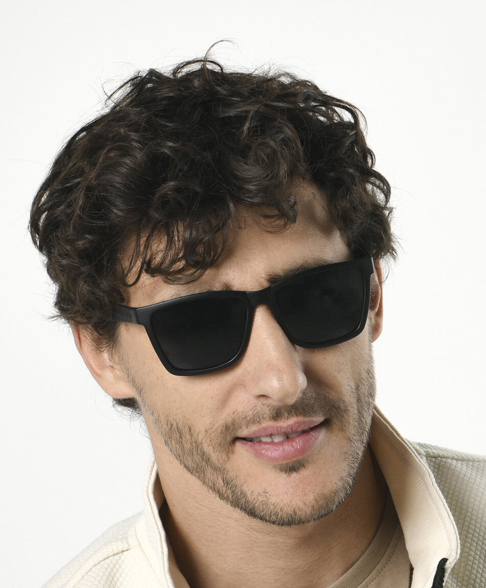 Lentes hombre cuadrado negro
