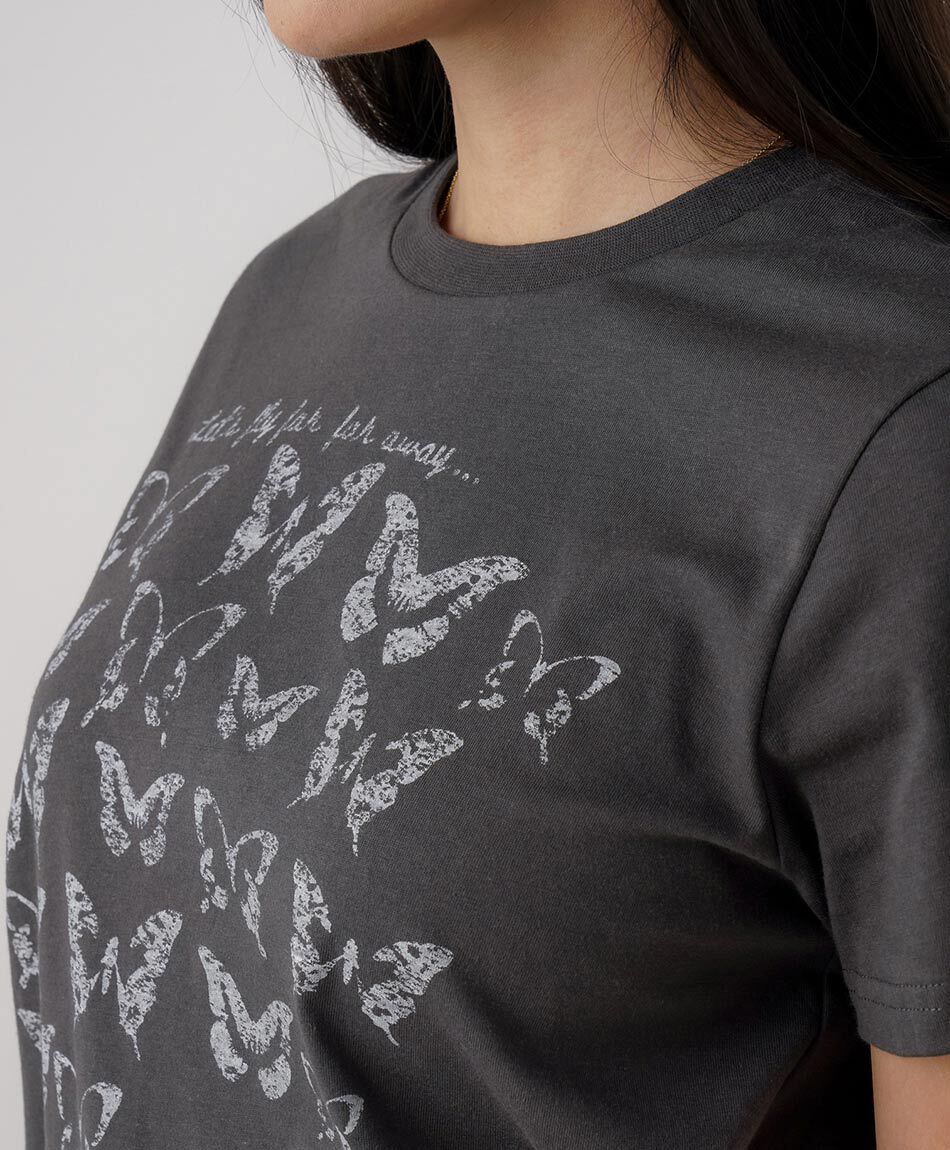 Remera mujer mariposas