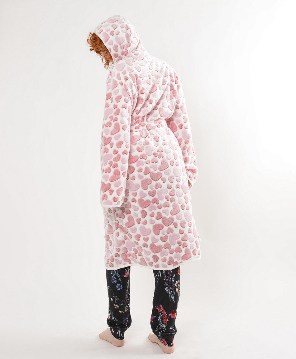 Bata mujer corazones