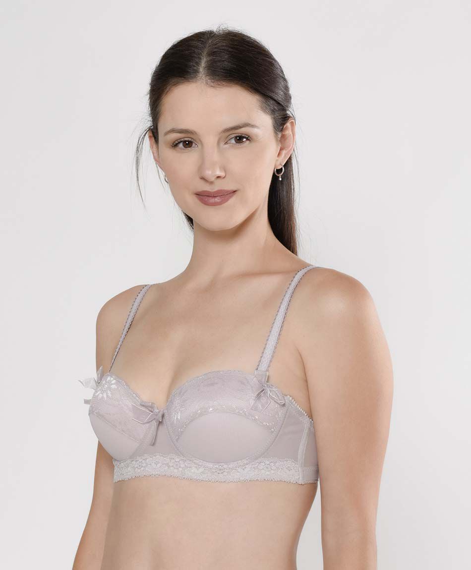 Corpi&ntilde;o mujer encaje mesh strapless