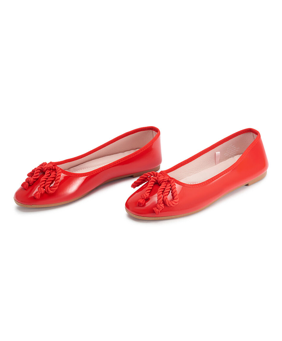 Ballerina mujer cordones