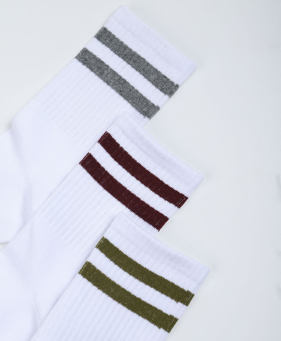 Pack 3 medias mujer tenis cl&aacute;sico