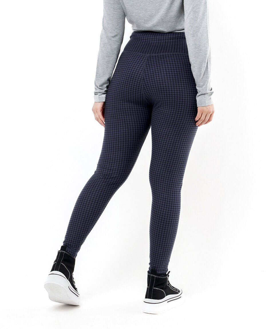 Leggins mujer cuadrille azul