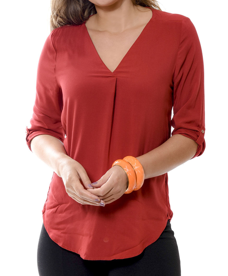 Blusa cuello v