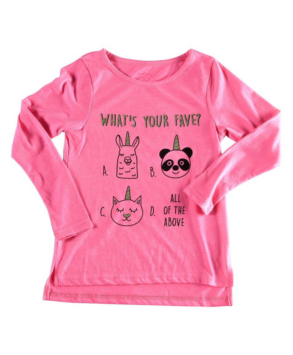 Polera estampada ni&Ntilde;a