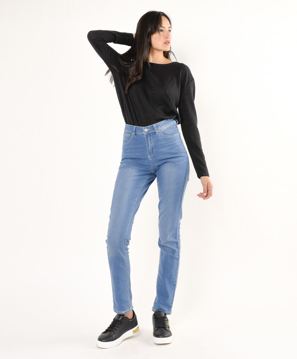 Jeans mujer claro skinny fit