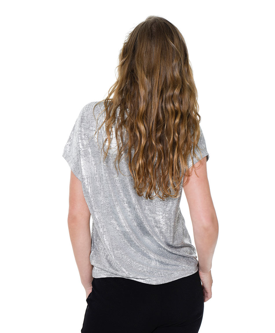 Polera plata - TRICOT