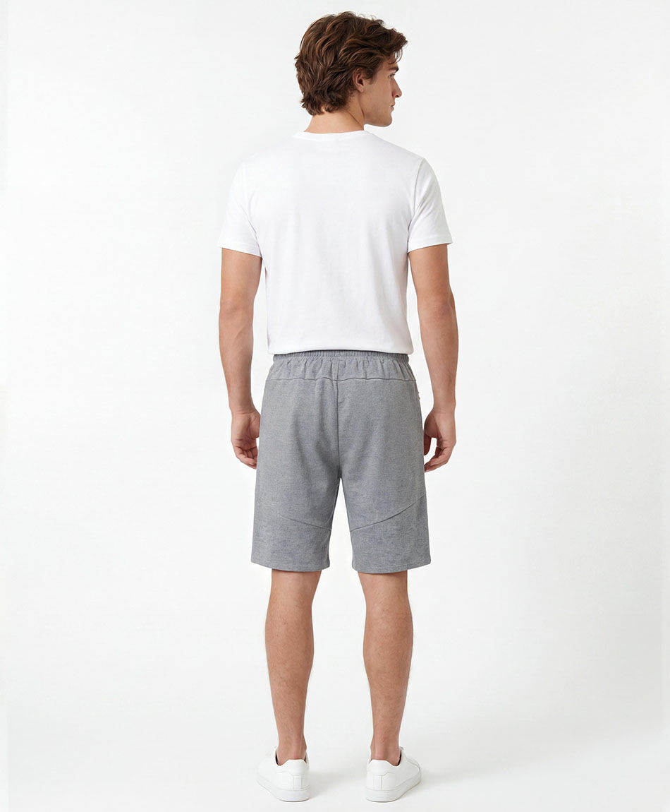 Short deportivo hombre gris