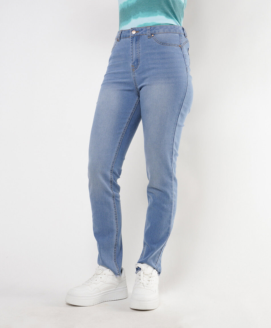 Jeans mujer claro skinny fit