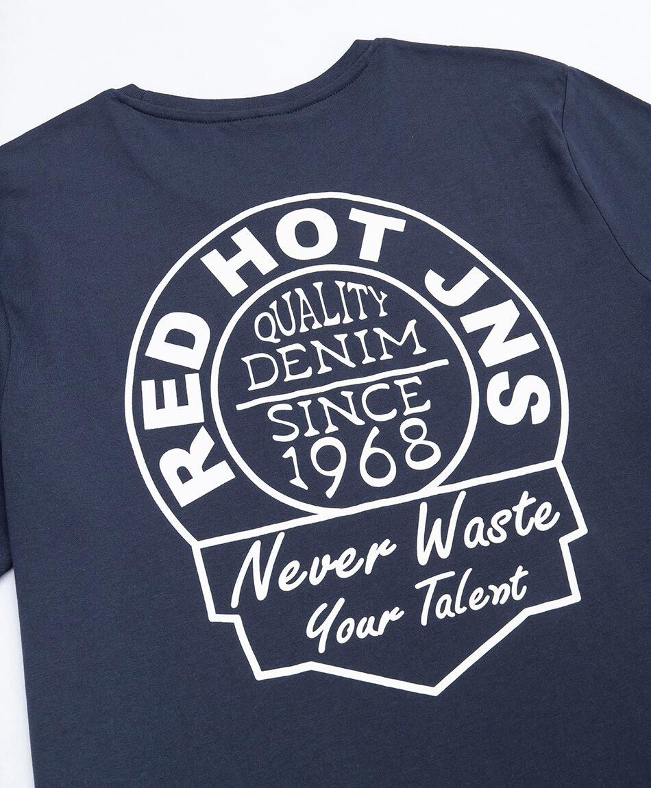 Remera hombre estampado blue 1968