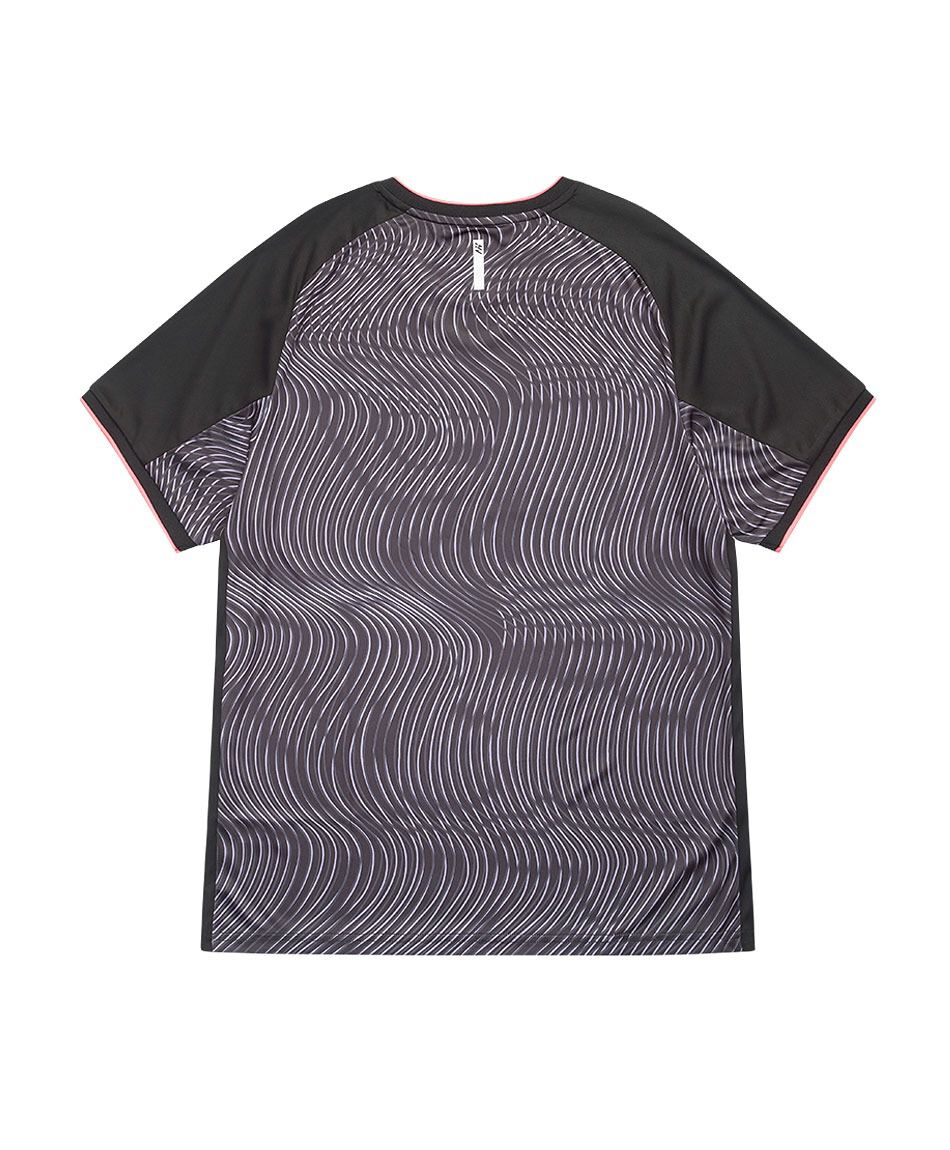 Remera deportiva hombre print ondas