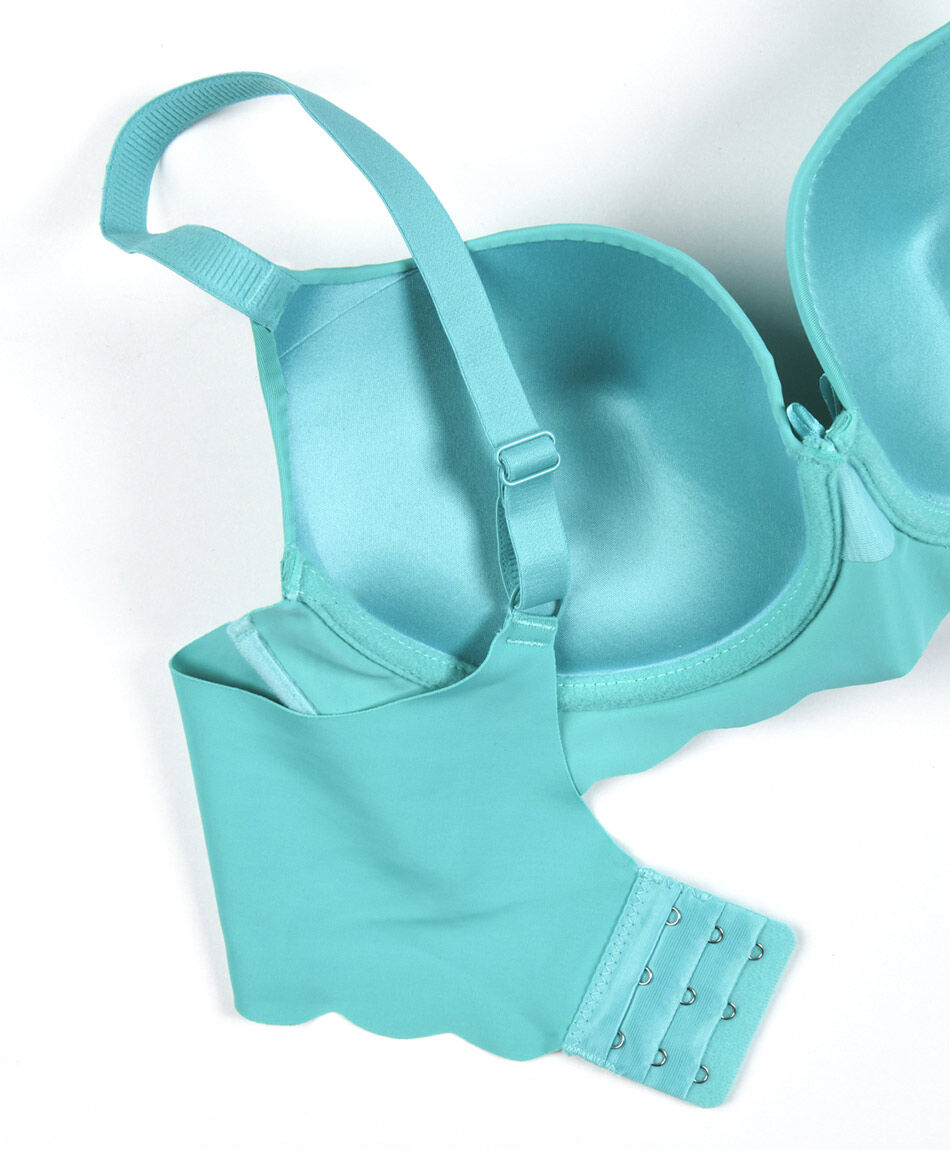 Corpi&ntilde;o mujer push up liso seamless colores