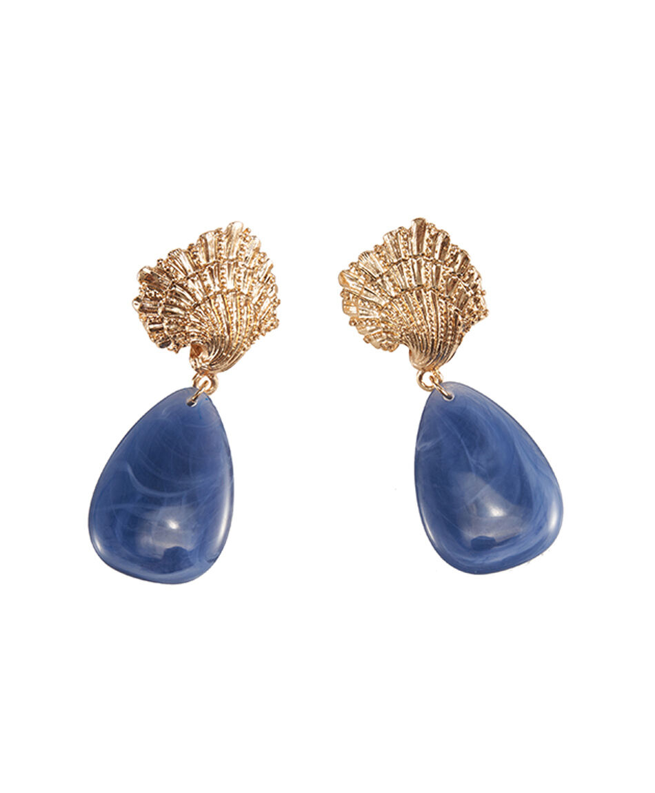 Aros mujer mar gota