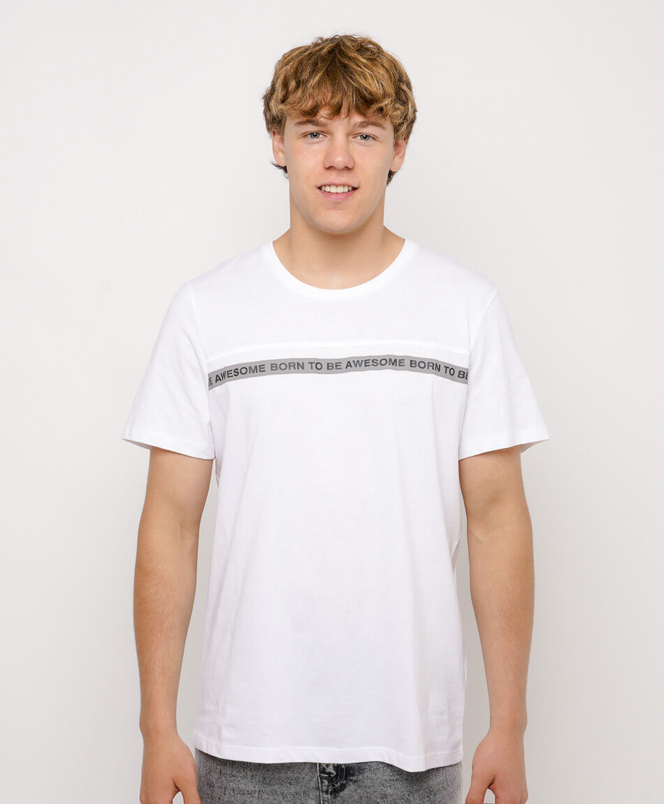 Remera hombre l&iacute;nea