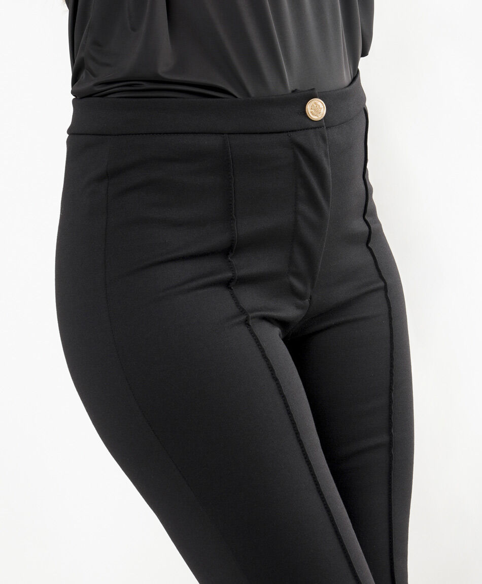 Leggins mujer costuras flare