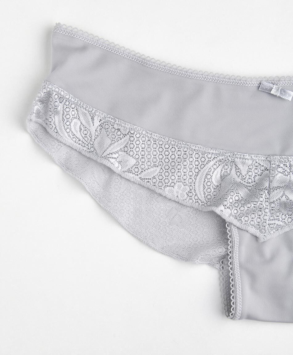 Pantaleta mujer encajes y transparencias