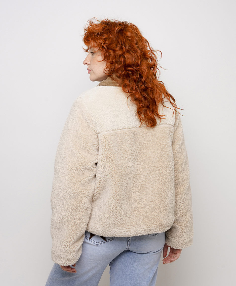 Campera mujer chiporro corderoy