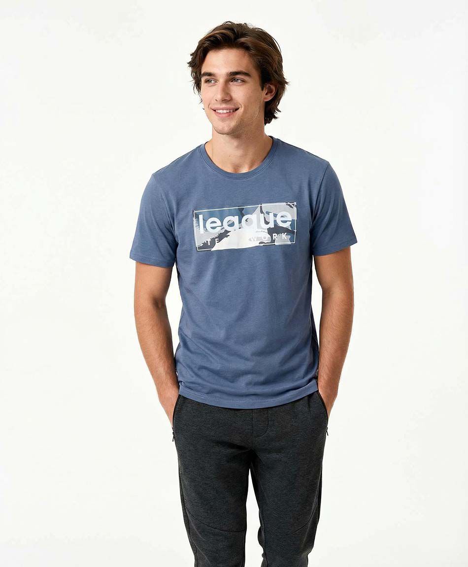 Remera deportiva hombre league