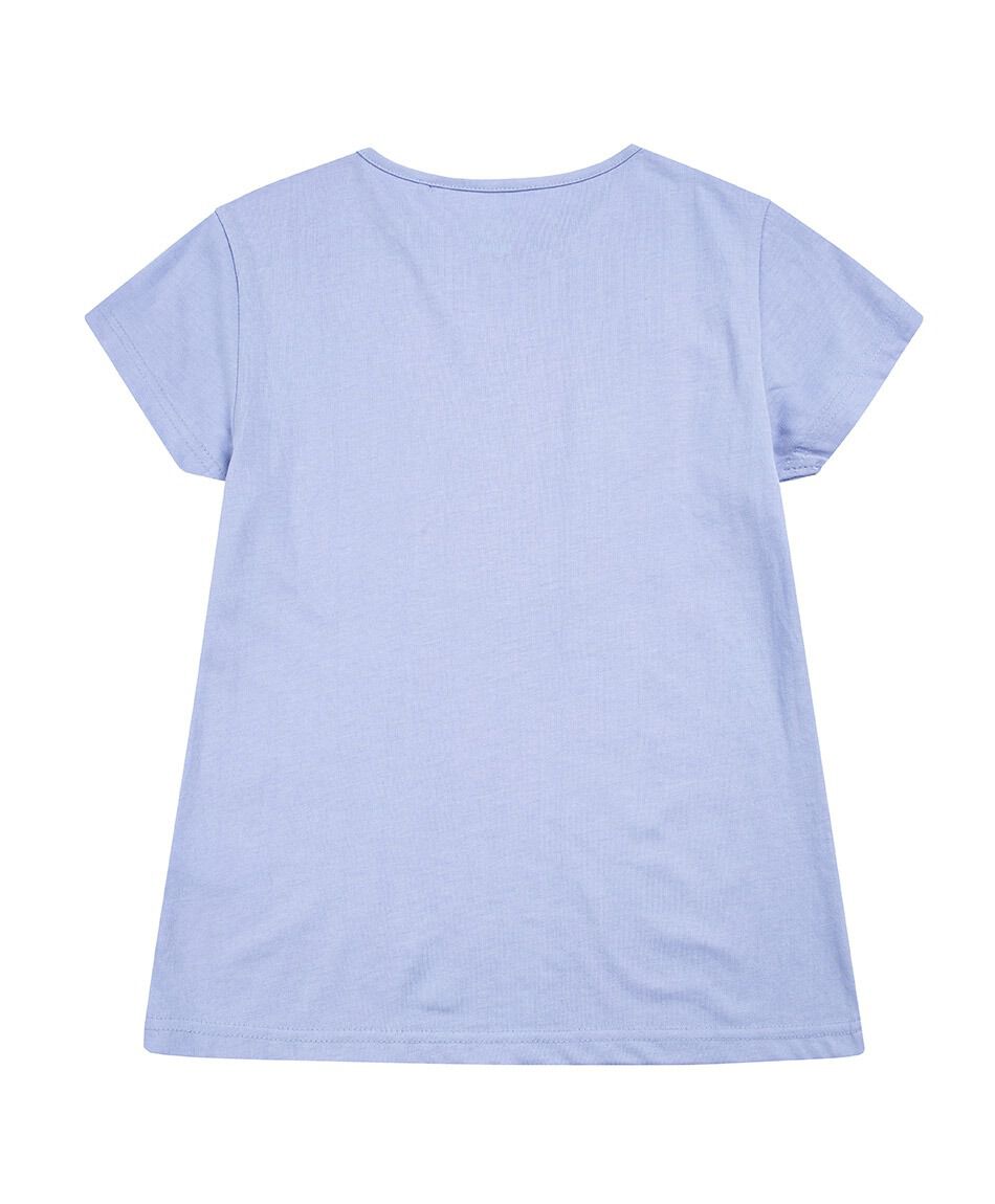 Remera ni&ntilde;a frase flores