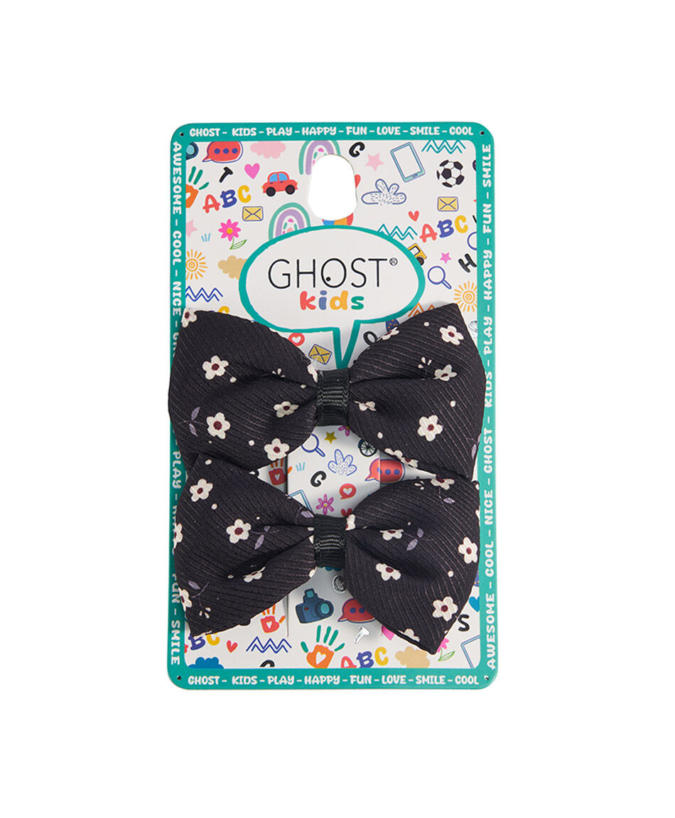 Set 2 pinches infantil cinta florcitas