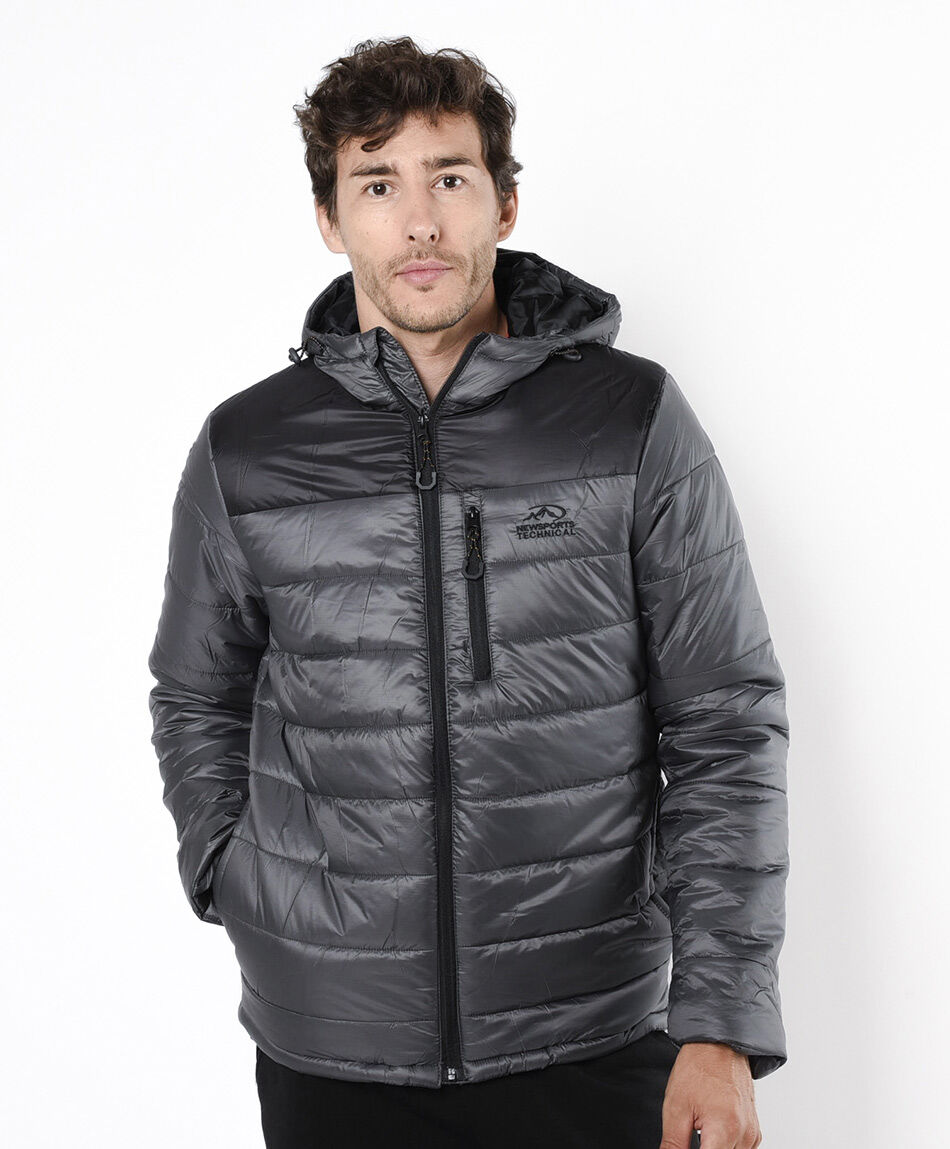 Parka deportiva hombre costuras