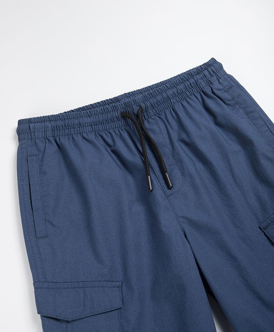 Pantal&oacute;n ni&ntilde;o cargo twill azul