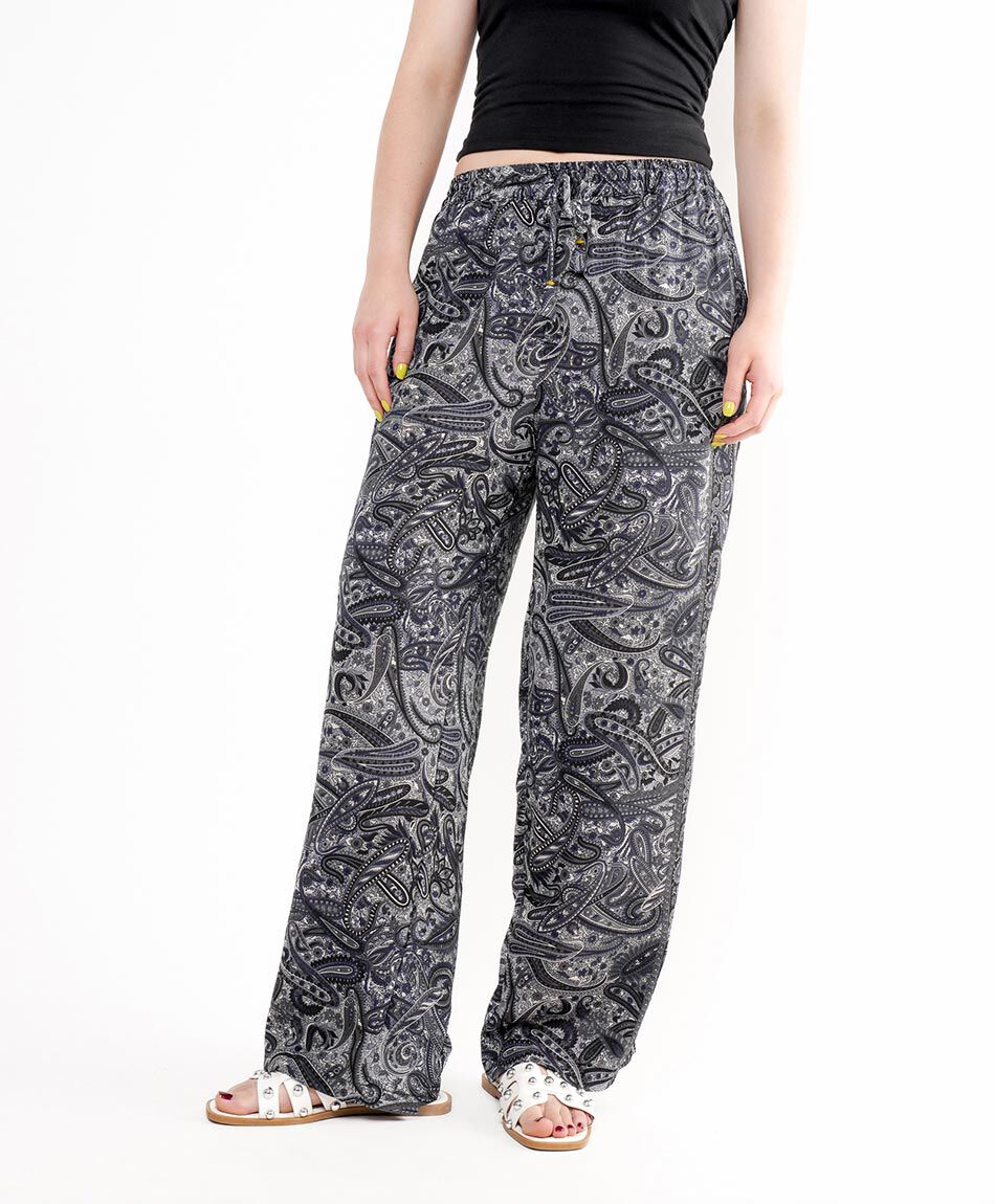 Pantal&oacute;n mujer estampado paisley